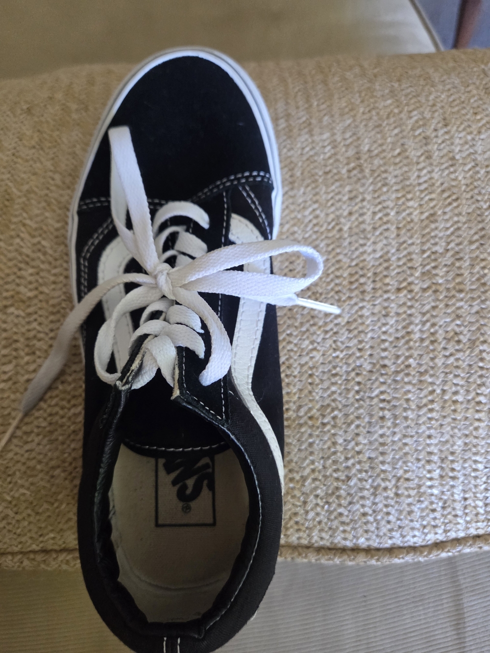 Vans Black & White Classic Skate Shoe